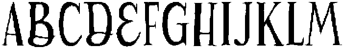 Vintage Grunce Script Regular otf (400) Font UPPERCASE