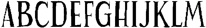 Vintage Grunce Serif Regular otf (400) Font UPPERCASE