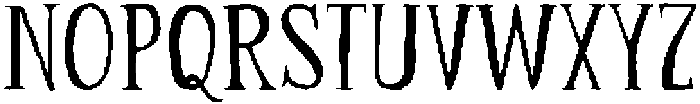 Vintage Grunce Serif Regular otf (400) Font UPPERCASE