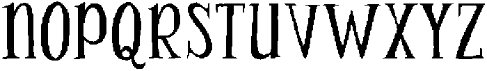 Vintage Grunce Serif Regular otf (400) Font LOWERCASE