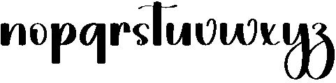 Vintage Handmade Regular otf (400) Font LOWERCASE