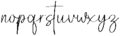 Vintage Handmade Regular otf (400) Font LOWERCASE