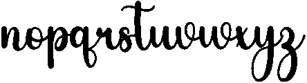 Vintage Handmade Regular otf (400) Font LOWERCASE