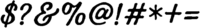 Vintage Haven otf (400) Font OTHER CHARS