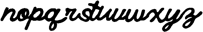 Vintage Haven otf (400) Font LOWERCASE