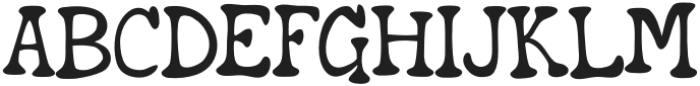 Vintage Horror Regular otf (400) Font UPPERCASE