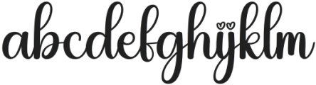 Vintage Lettering Regular otf (400) Font LOWERCASE