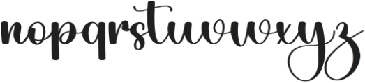 Vintage Magnolia Regular otf (400) Font LOWERCASE