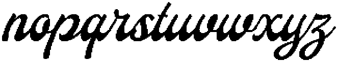 Vintage Melinda otf (400) Font LOWERCASE