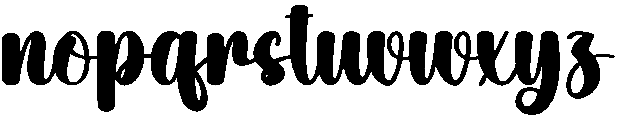 Vintage Party Regular otf (400) Font LOWERCASE
