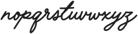 Vintage Postman Script otf (400) Font LOWERCASE