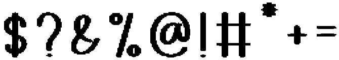 Vintage Rainbow Regular otf (400) Font OTHER CHARS