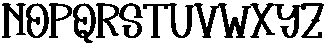 Vintage Rainbow Regular otf (400) Font UPPERCASE