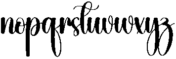 Vintage Regular otf (400) Font LOWERCASE
