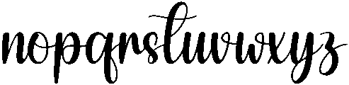 Vintage Regular otf (400) Font LOWERCASE