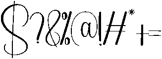 Vintage Regular otf (400) Font OTHER CHARS