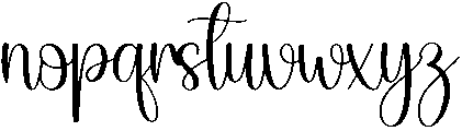 Vintage Regular otf (400) Font LOWERCASE
