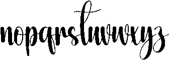 Vintage Regular otf (400) Font LOWERCASE