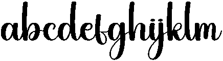 Vintage Regular otf (400) Font LOWERCASE