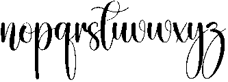 Vintage Regular otf (400) Font LOWERCASE