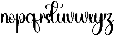 Vintage Regular otf (400) Font LOWERCASE