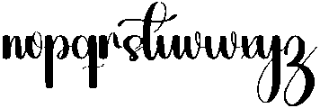 Vintage Regular otf (400) Font LOWERCASE
