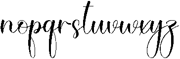 Vintage Regular otf (400) Font LOWERCASE