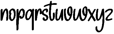 Vintage Regular otf (400) Font LOWERCASE