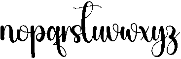Vintage Regular otf (400) Font LOWERCASE