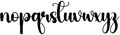 Vintage Regular otf (400) Font LOWERCASE