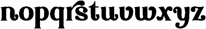 Vintage Regular otf (400) Font LOWERCASE