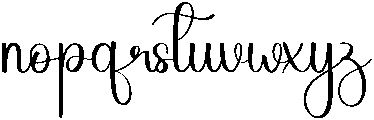 Vintage Regular otf (400) Font LOWERCASE