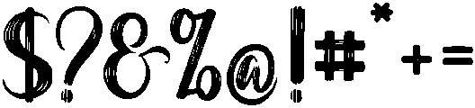Vintage Regular otf (400) Font OTHER CHARS