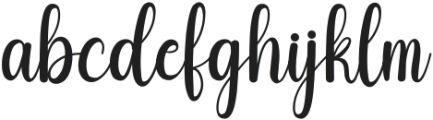 Vintage Regular ttf (400) Font LOWERCASE