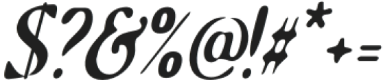 Vintage Rhyme Italic otf (400) Font OTHER CHARS