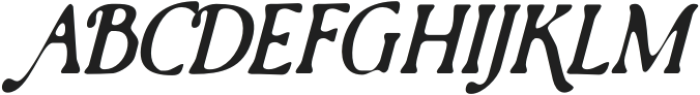 Vintage Rhyme Italic otf (400) Font UPPERCASE