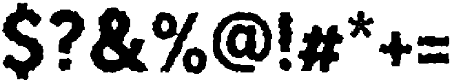 Vintage Rugged Regular otf (400) Font OTHER CHARS