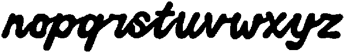 Vintage Rustborn Regular otf (400) Font LOWERCASE