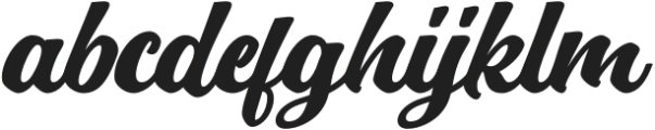 Vintage Scripter otf (400) Font LOWERCASE