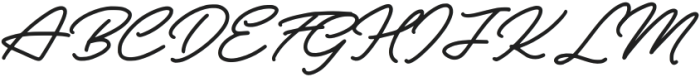 Vintage Signature otf (400) Font UPPERCASE