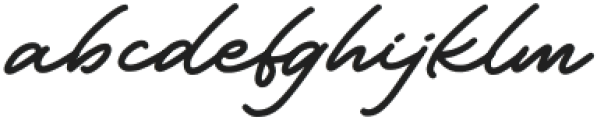 Vintage Signature otf (400) Font LOWERCASE