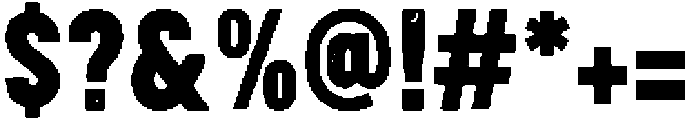 Vintage Texture Regular otf (400) Font OTHER CHARS