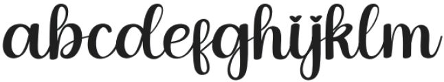 Vintage Valentine Regular otf (400) Font LOWERCASE