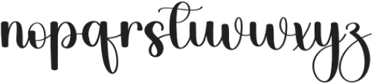 Vintage Wedding Regular otf (400) Font LOWERCASE