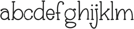 Vintage Writer otf (400) Font LOWERCASE