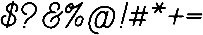 Vintage otf (400) Font OTHER CHARS