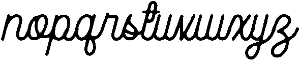 Vintage otf (400) Font LOWERCASE
