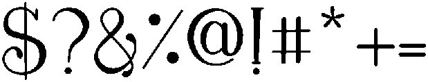 Vintage otf (400) Font OTHER CHARS