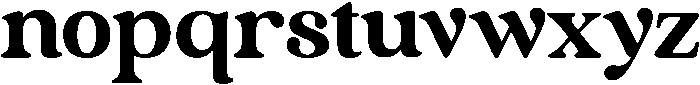 Vintage otf (400) Font LOWERCASE