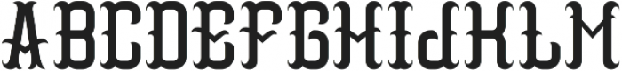 Vintage05 Regular otf (400) Font LOWERCASE